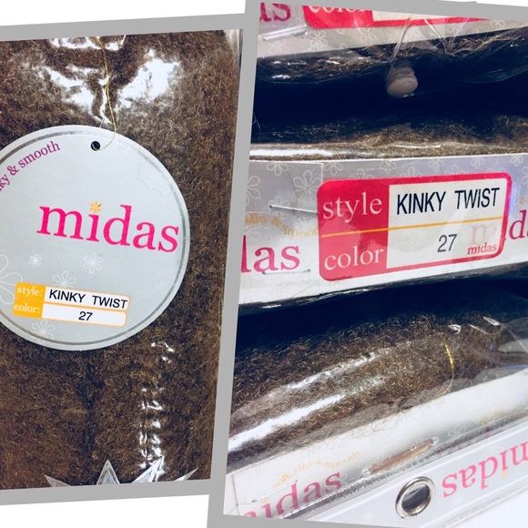 Midas Hair Extensions Braid Kinky Dreadlocks LOTx3 - Picture 2 of 8